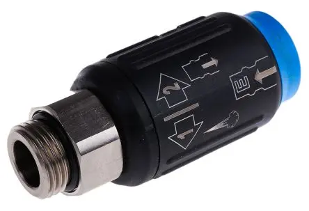Produktfoto 1 von Legris Pneumatische Schnellsteckkupplung, Polymer verstärkt 1/2 in Stecker, G, Außengewinde BSP parallel