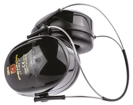 Produktfoto 1 von 3M PELTOR Optime II Nackenbügel Gehörschutz, 31 dB, EN 352:2020 Schwarz