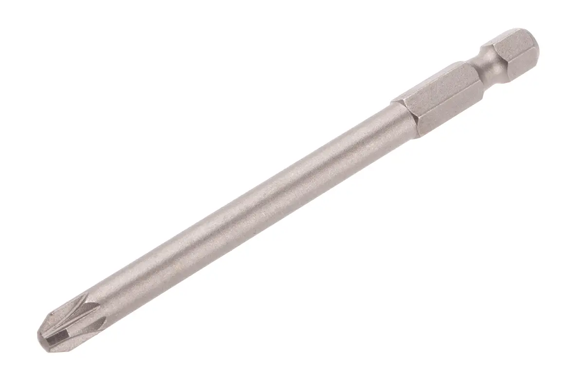Produktfoto 1 von RS PRO PZ3 Schraubbit, Sechskant, aus CrMo-Stahl, 1-teilig, 90 mm