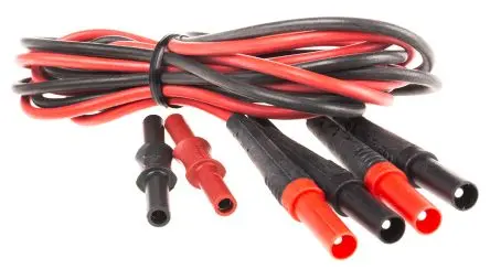 Produktfoto 1 von Fluke Abgerundet Prüfspitze Schwarz, Rot, 600V 10A