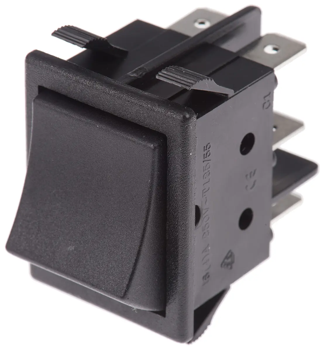 Produktfoto 1 von ZF Panel Kippschalter 2-poliger Umschalter Ein-Neutral-Ein Ein-Ein, 16 A, IP40