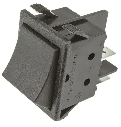 Produktfoto 1 von ZF Panel Wippschalter DPST Ein-Neutral-Ein Ein-Aus, 16A, IP67