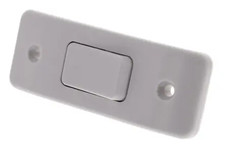 Produktfoto 1 von MK Electric Logic Plus Architrave-Schalter Lichtschalter 1-teilig, 1-polig, 2 Wege Weiß IP2X 10A, Urea Formaldehyd