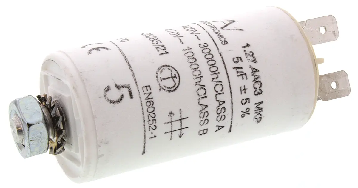 KEMET C27 P0 Folienkondensator 470V ac 5 μF ±5 %, Chassismontage