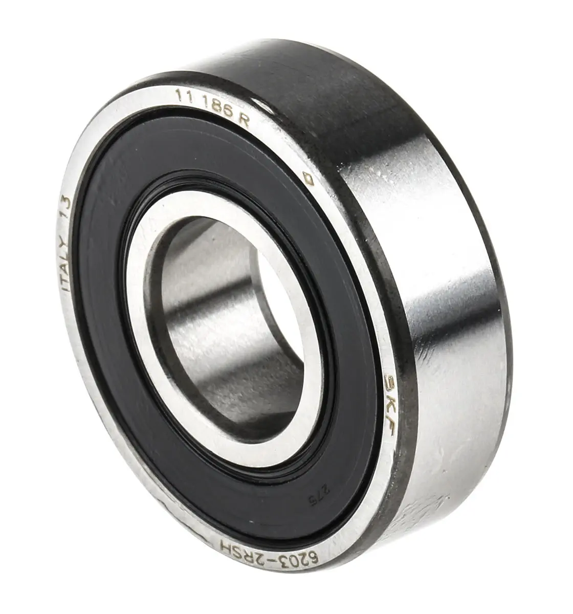 Produktfoto 1 von SKF 1-reihig Kugellager glatt, Innen-Ø 17 mm / Außen-Ø 40 mm Außen-ø , Breite 12 mm