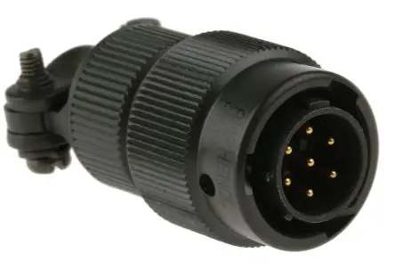 Produktfoto 1 von Amphenol Limited, 62 GB Messing MIL-Spec Rundsteckverbinder Gerade, 7-polig, 500 V ac, 700V dc, Kabel, Gehäuse 10