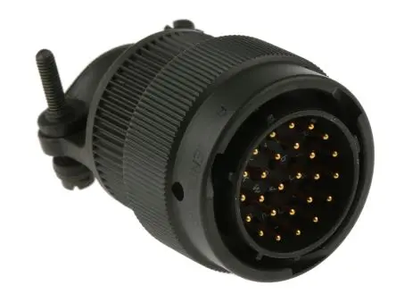 Produktfoto 1 von Amphenol Limited, 62 GB Messing MIL-Spec Rundsteckverbinder Gerade, 26-polig, 500 V ac, 700V dc, Kabel, Gehäuse 16
