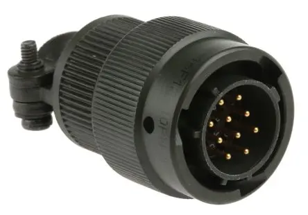 Produktfoto 1 von Amphenol Limited, 62 GB Messing MIL-Spec Rundsteckverbinder Gerade, 10-polig, 500 V ac, 700V dc, Kabel, Gehäuse 12