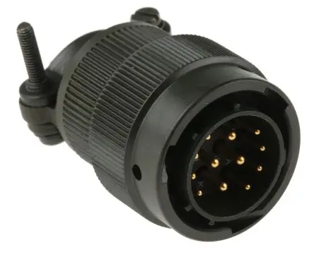 Produktfoto 1 von Amphenol Limited, 62 GB Messing MIL-Spec Rundsteckverbinder Gerade, 12-polig, 500 V ac, 700V dc, Kabel, Gehäuse 14