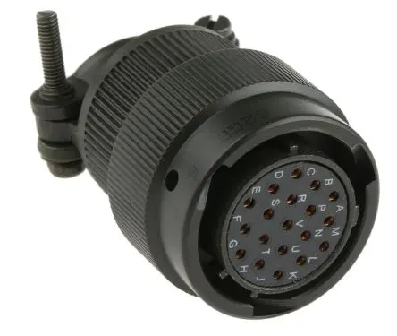 Produktfoto 1 von Amphenol Limited, 62 GB Messing MIL-Spec Rundsteckverbinder Gerade, 19-polig, 500 V ac, 700V dc, Kabel, Gehäuse 14