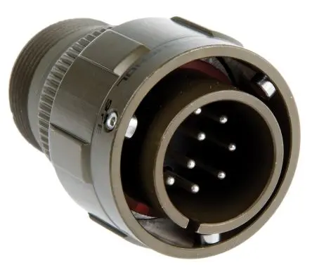 Produktfoto 1 von Amphenol Limited, 97B Messing MIL-Spec Rundsteckverbinder Gerade, 10-polig, 500V ac, Kabel, Gehäuse 18 Stecker,