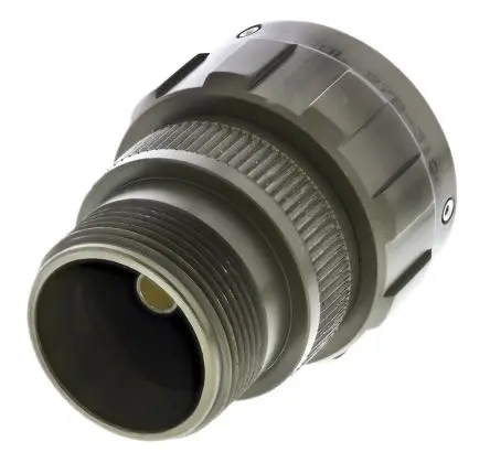 Produktfoto 1 von Amphenol Limited, 97B Messing MIL-Spec Rundsteckverbinder Gerade, 3-polig, 900V ac, Kabel, Gehäuse 22 Stecker,