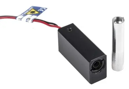 Produktfoto 1 von Global Laser Microblock Lasermodul Rot, Ellipse-Strahl 3R / 635 nm 3 mW CW-Laser 3.5 V 5V