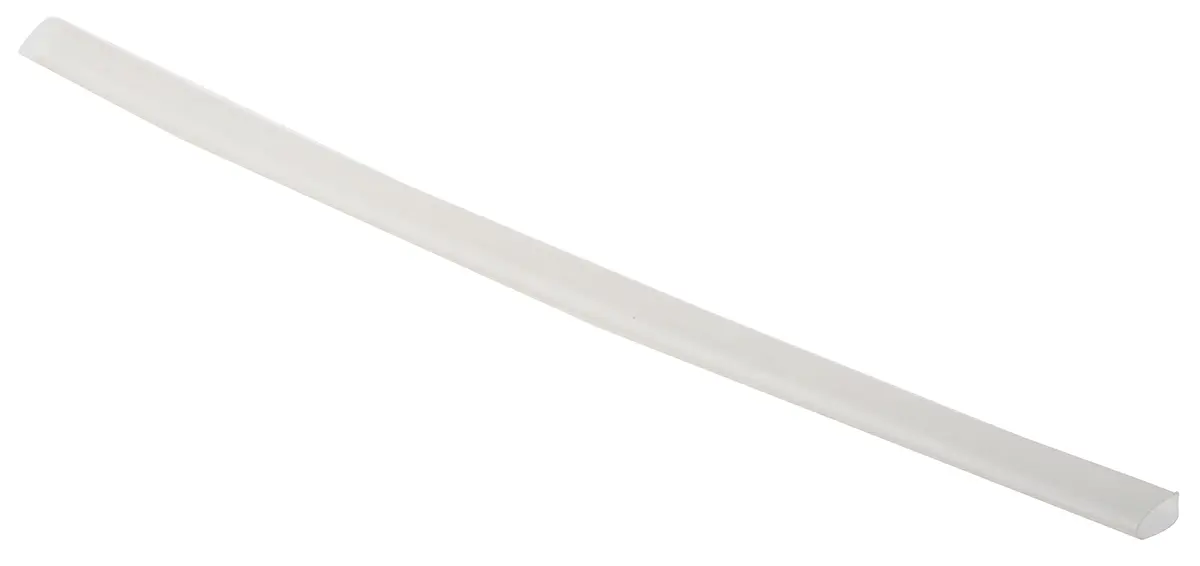 Produktfoto 1 von RS PRO Wärmeschrumpfschlauch, Polyolefin Klar, Ø 9.5 mm Schrumpfrate 2:1, Länge 300mm