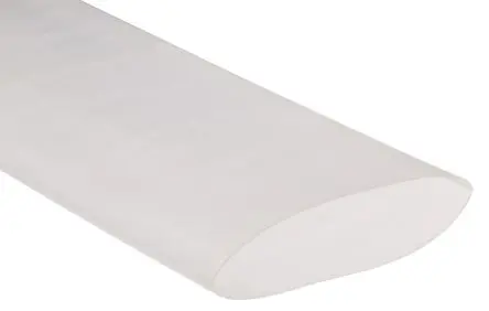 Produktfoto 1 von RS PRO Wärmeschrumpfschlauch, Polyolefin Klar, Ø 50.8 mm Schrumpfrate 2:1, Länge 300mm
