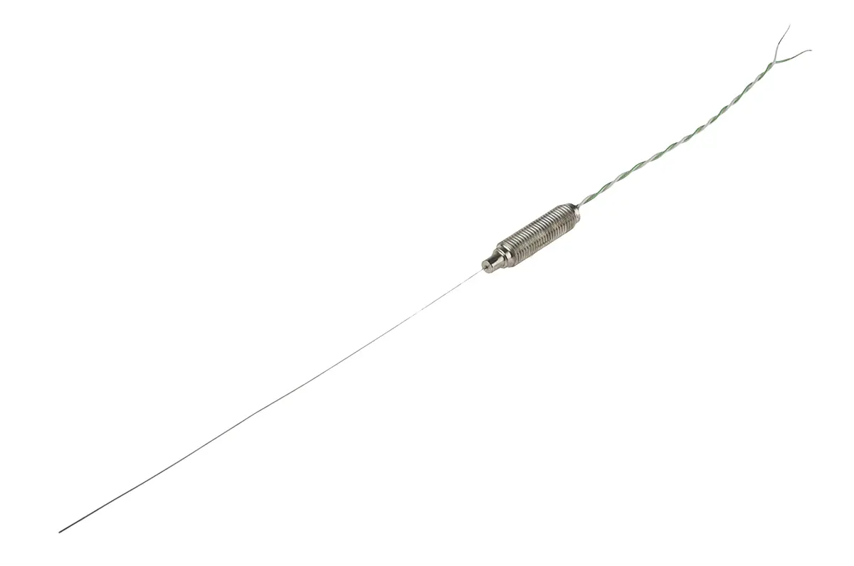 Produktfoto 1 von RS PRO Edelstahl Mineralisoliertes Thermoelement Typ K, Ø 0.5mm x 150mm → +750°C