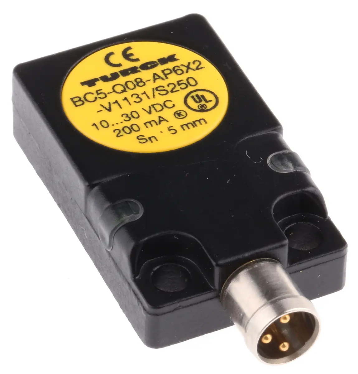 Produktfoto 1 von Turck Näherungssensor Kapazitiv, Kubisch 5 mm PNP 10 → 30 V dc / 200 mA NO, IP67