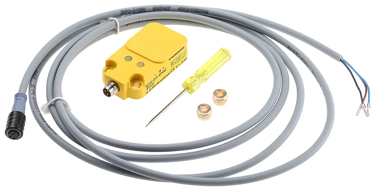 Produktfoto 1 von Turck M8 Näherungssensor Kapazitiv, Kubisch 10 mm PNP 10 → 65 V dc / 200 mA NO, IP67