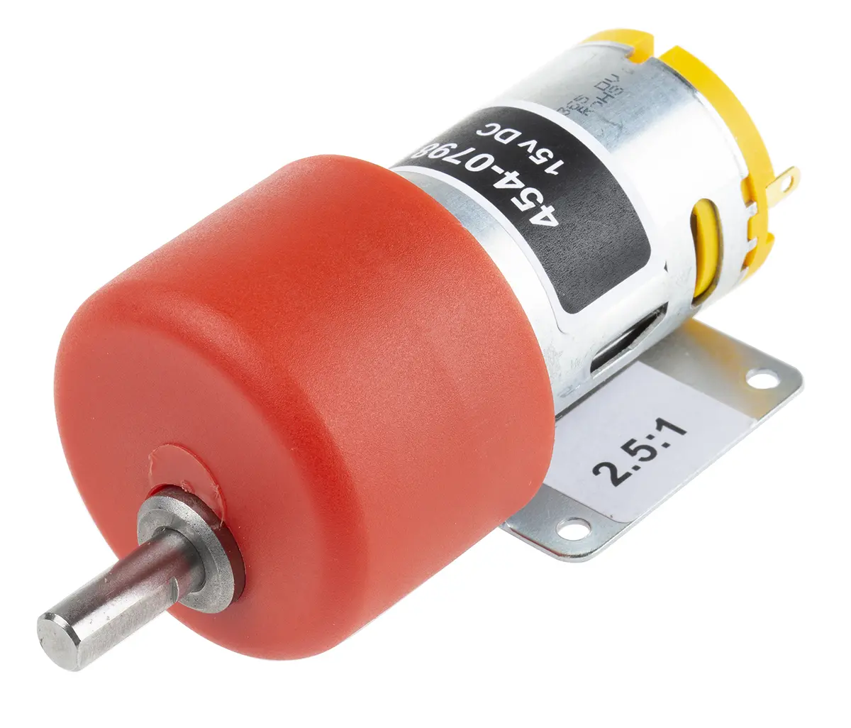 Produktfoto 1 von RS PRO 950D Bürsten-Getriebemotor DC-Getriebemotor bis 5 Ncm 2.5:1, 12 V / 7.98 W, 4658 rpm, Wellen-Ø 6 mm, 35 mm x 65
