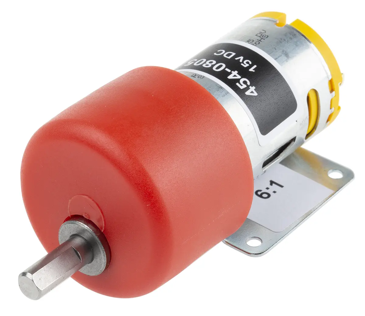 Produktfoto 1 von RS PRO 950D Bürsten-Getriebemotor DC-Getriebemotor bis 10 Ncm 6:1, 12 V / 7.98 W, 1941 rpm, Wellen-Ø 6 mm, 35 mm x 65 mm
