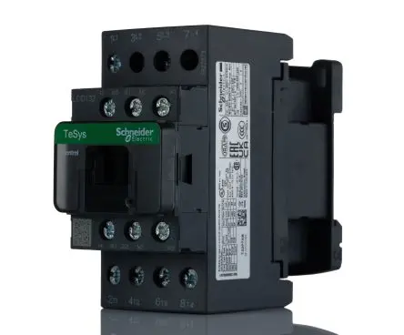 Produktfoto 1 von Schneider Electric TeSyS D Schütz 230V ac-Spule, 4-polig, 690V ac / 32 A 230V ac 1.56 W 4 Schließer Motorsteuerung,