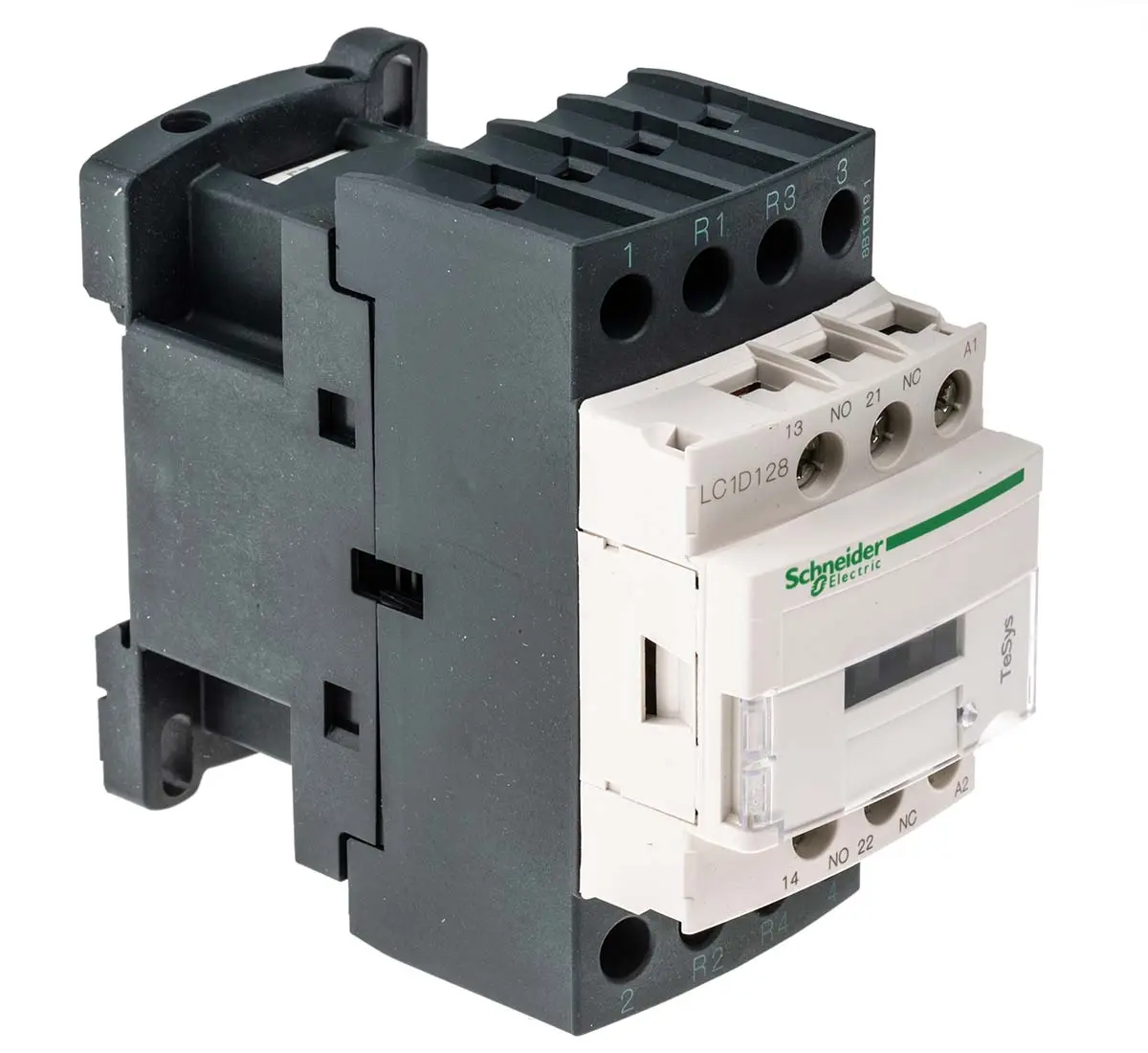 Produktfoto 1 von Schneider Electric TeSyS D Schütz 110V ac-Spule, 4-polig, 690V ac / 12 A 110V ac 1.56 W 2 Schließer/2 Öffner