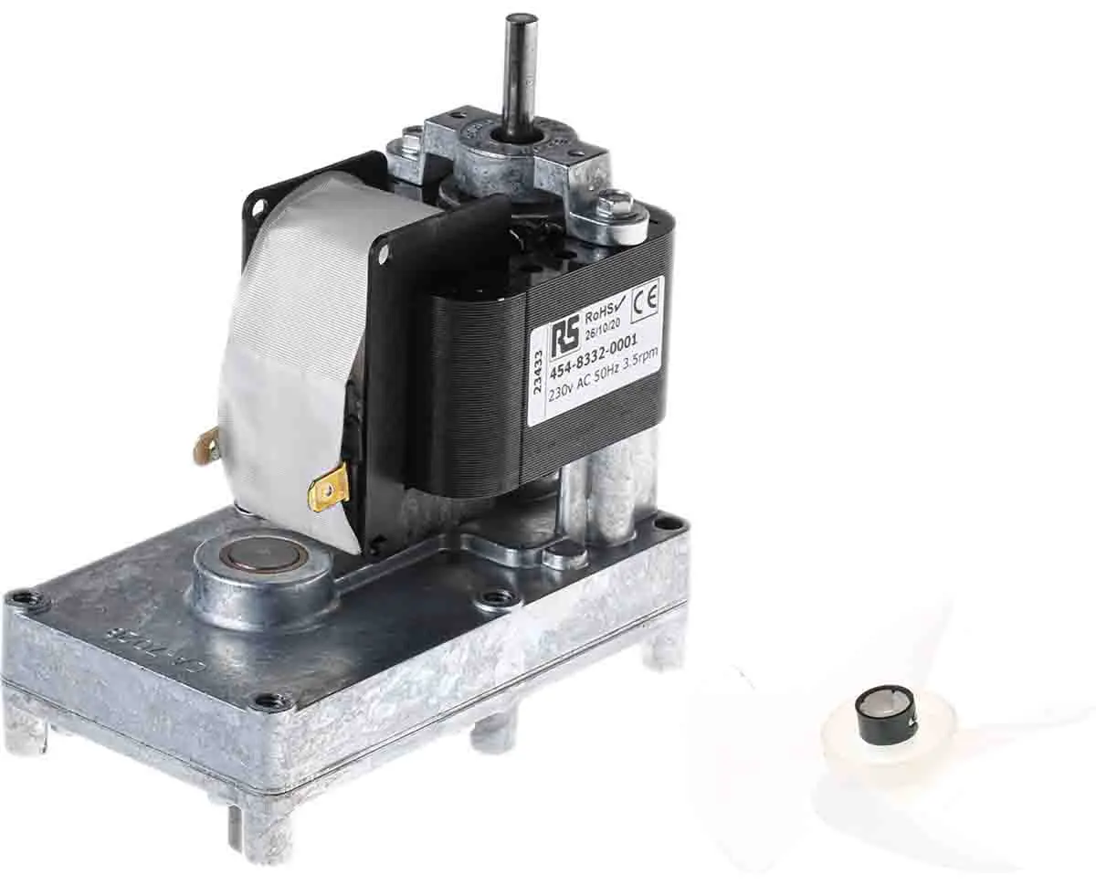 Produktfoto 1 von Mellor Electric FBT3 Stirnrad AC-Getriebemotor, 59 W 3.5 rpm 230 V