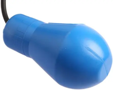Produktfoto 1 von RS PRO LM Schwimmerschalter Extern 110 V dc, Öffner, 0 °C 250 V ac → 55 °C, mit 5 m Leitung
