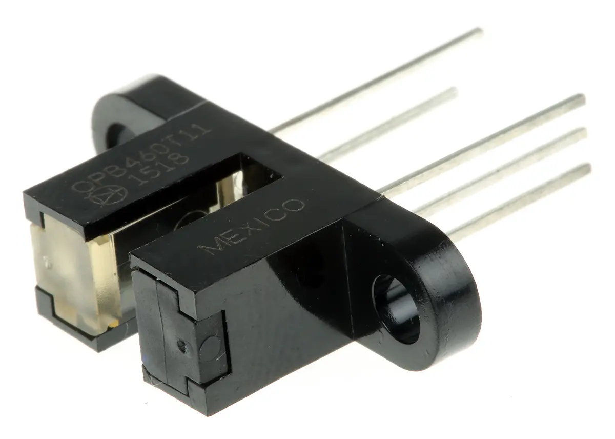 Produktfoto 1 von Optek OPB460 Schraubanschlussklemme Puffer, Offener Kollektor mit 10K-Pull-up-Widerstand Gabel-Lichtschranke, Anstieg 50