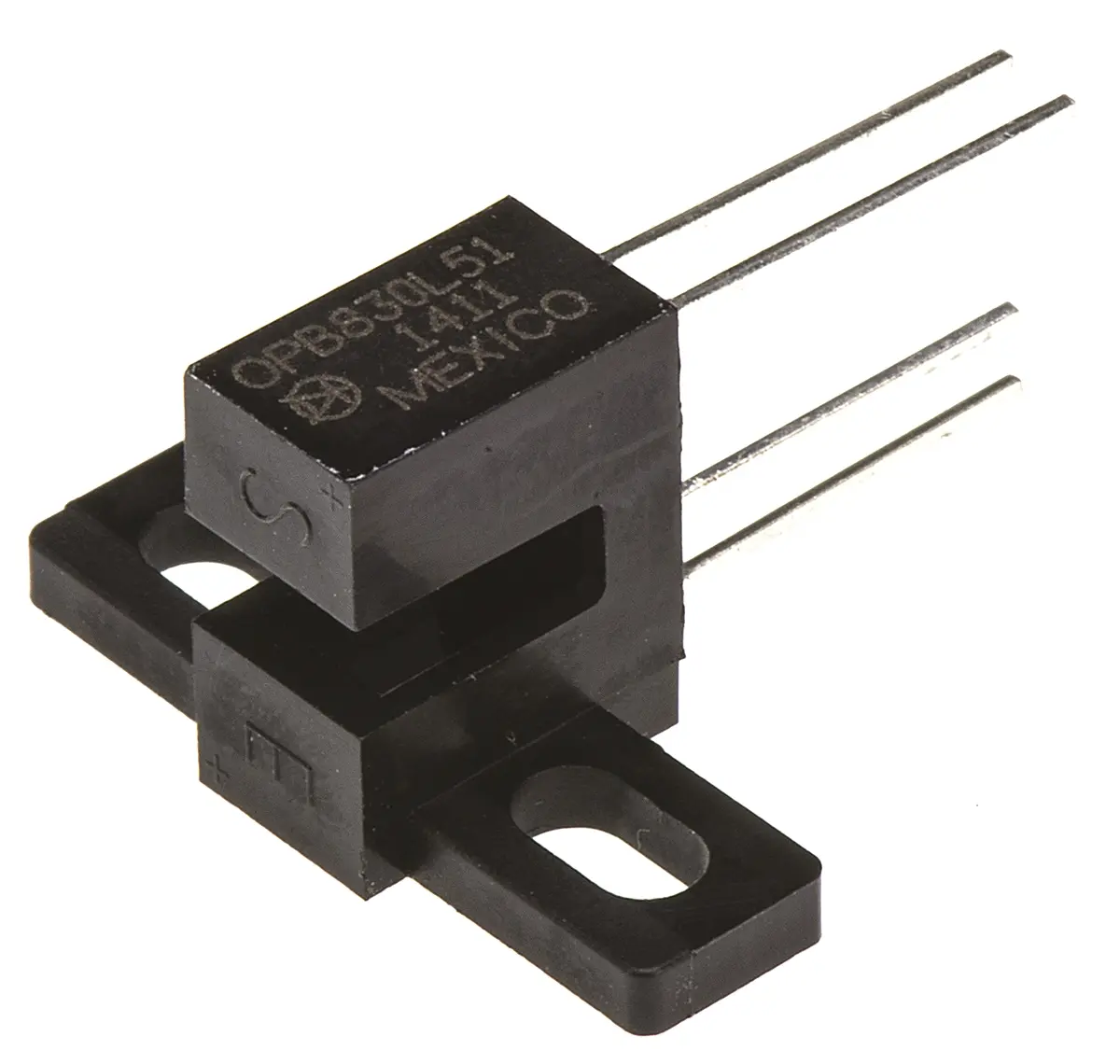 Produktfoto 1 von Optek OPB830 Schraubanschlussklemme Fototransistor Gabel-Lichtschranke, 4-Pin