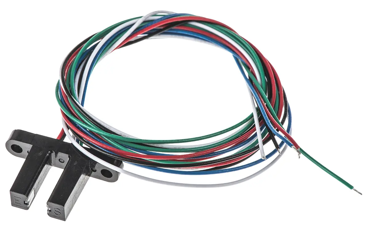 Produktfoto 1 von Optek OPB916 Schraubanschlussklemme Offener Kollektor mit 10K-Pull-up-Widerstand, Puffer Gabel-Lichtschranke, Anstieg 50