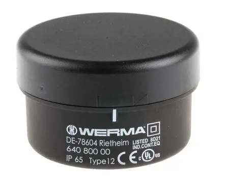 Produktfoto 1 von Werma 640 Anschlusseinheit 230V ac Wechselstrom/Gleichstrom IP65, 70 mm x 26.5 mm
