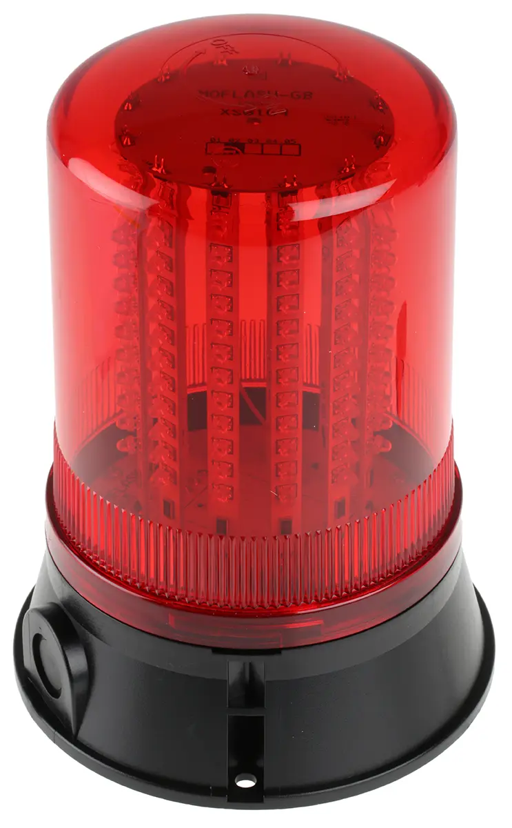 Produktfoto 1 von Moflash LED401 LED Blinkend, Rundum, Dauer Signalleuchte Rot, 24 V dc, Ø 150mm x 205mm