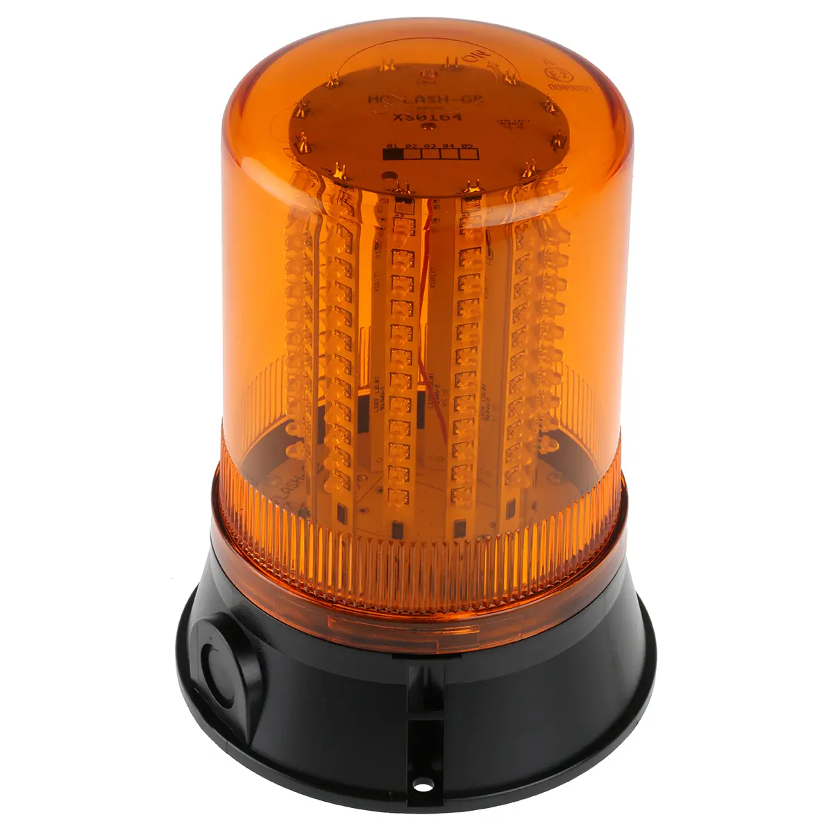 Moflash LED401 LED Blinkend, Rundum, Dauer Signalleuchte Orange, 24 V dc, Ø 150mm x 205mm