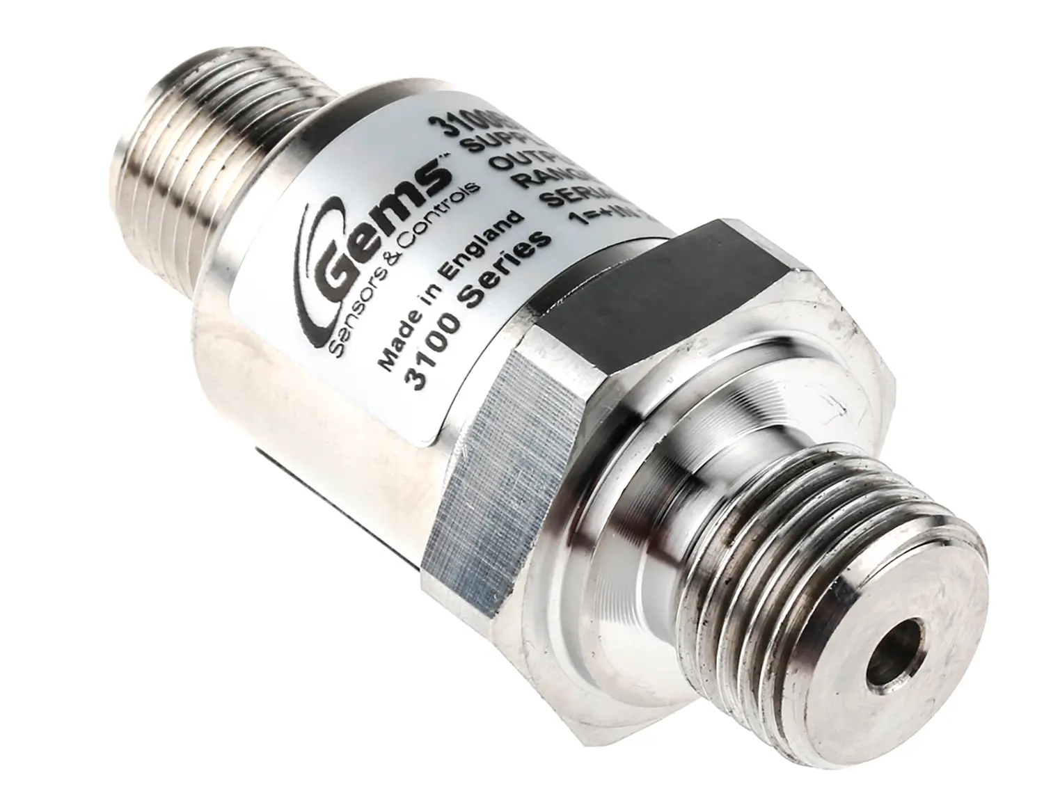 Produktfoto 1 von Gems Sensors G1/4 Relativ Drucksensor 0bar bis 400bar, Analog 4 → 20 mA, für Luft, Flüssigkeit,