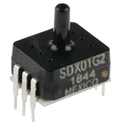 Produktfoto 1 von Honeywell SDX Relativ Drucksensor 0 psi, Wheatstone-Brücke 1 psi, für Gas