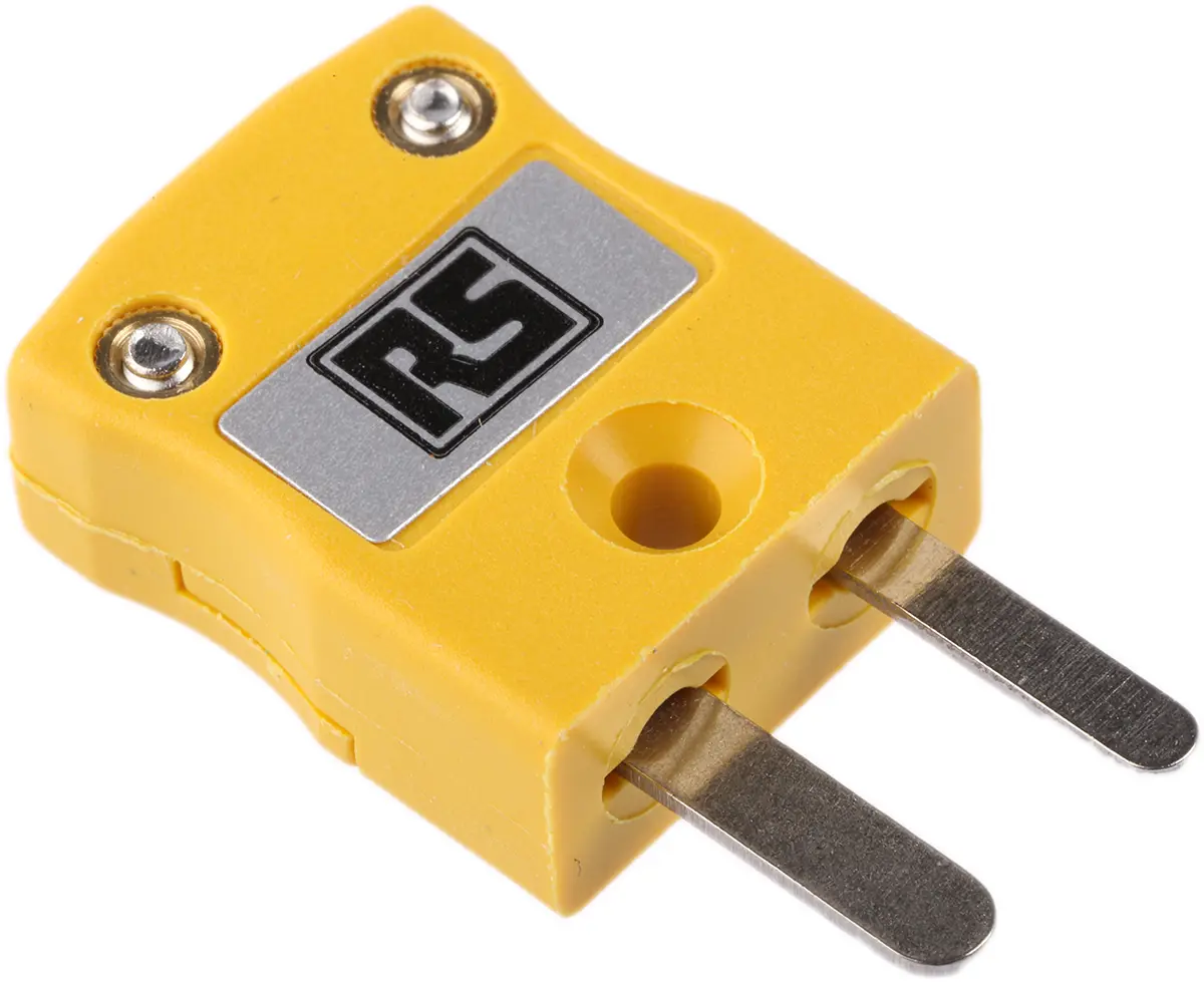 Produktfoto 1 von RS PRO Miniatur Thermoelement-Steckverbinder Stecker für Thermoelement Typ K