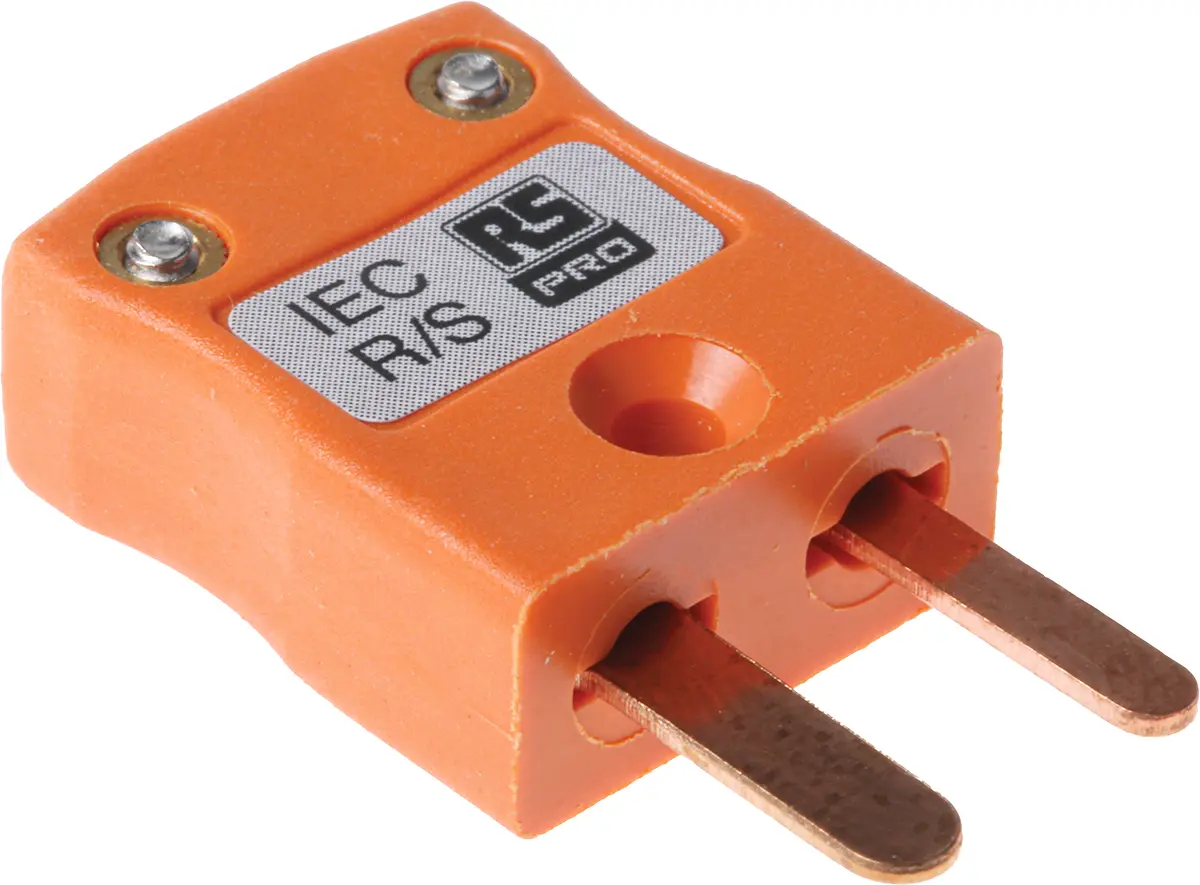 Produktfoto 1 von RS PRO Miniatur Thermoelement-Steckverbinder Stecker für Thermoelement Typ R/S