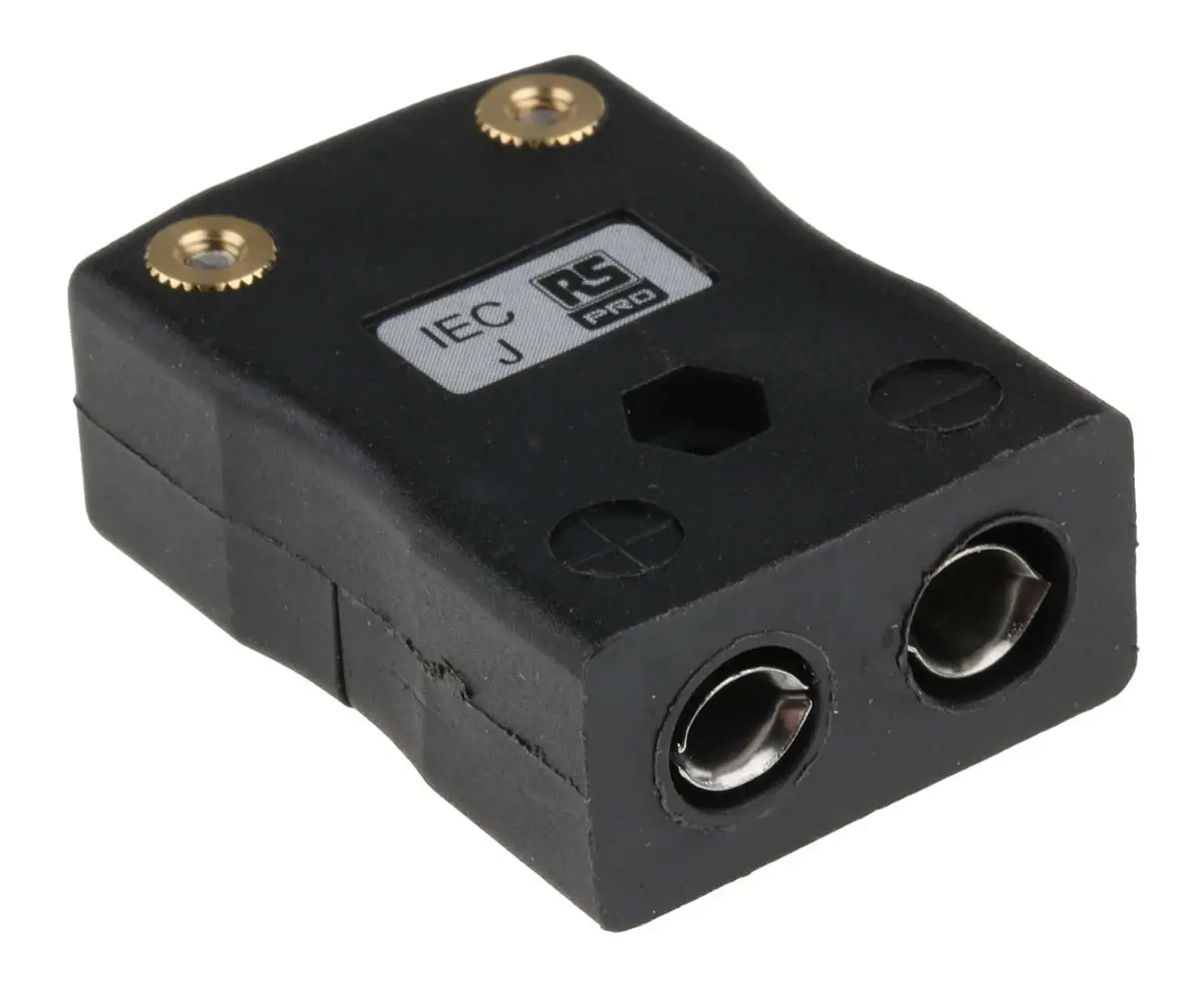 Produktfoto 1 von RS PRO Standardgröße Thermoelement-Steckverbinder Steckbuchse für Thermoelement Typ J
