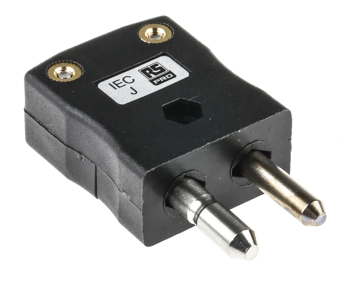 Produktfoto 1 von RS PRO Standardgröße Thermoelement-Steckverbinder Stecker für Thermoelement Typ J
