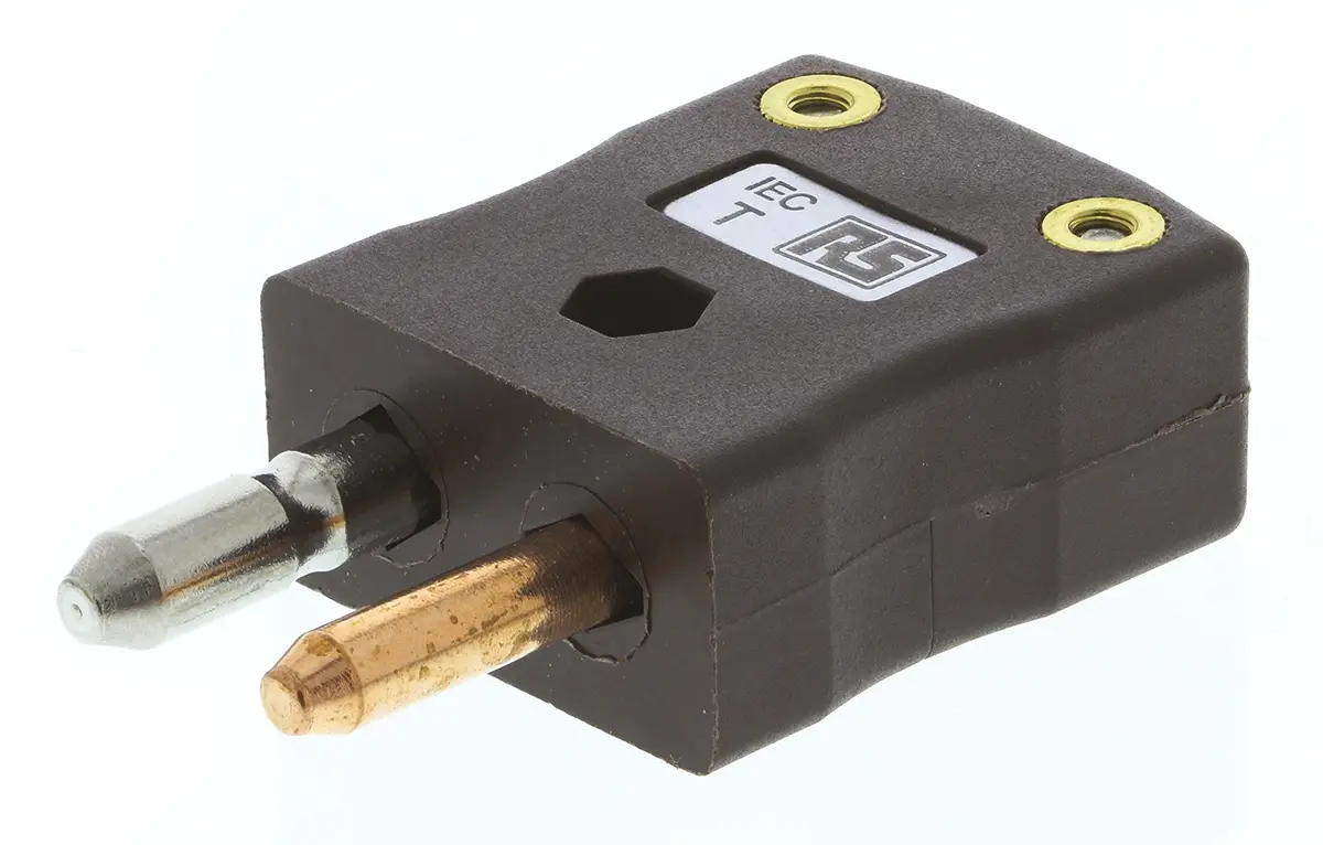 Produktfoto 1 von RS PRO Standardgröße Thermoelement-Steckverbinder Stecker für Thermoelement Typ T