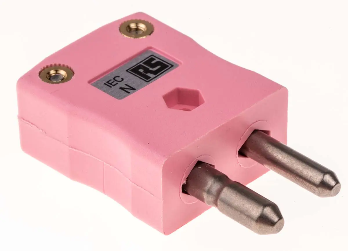 Produktfoto 1 von RS PRO Standardgröße Thermoelement-Steckverbinder Stecker für Thermoelement Typ N
