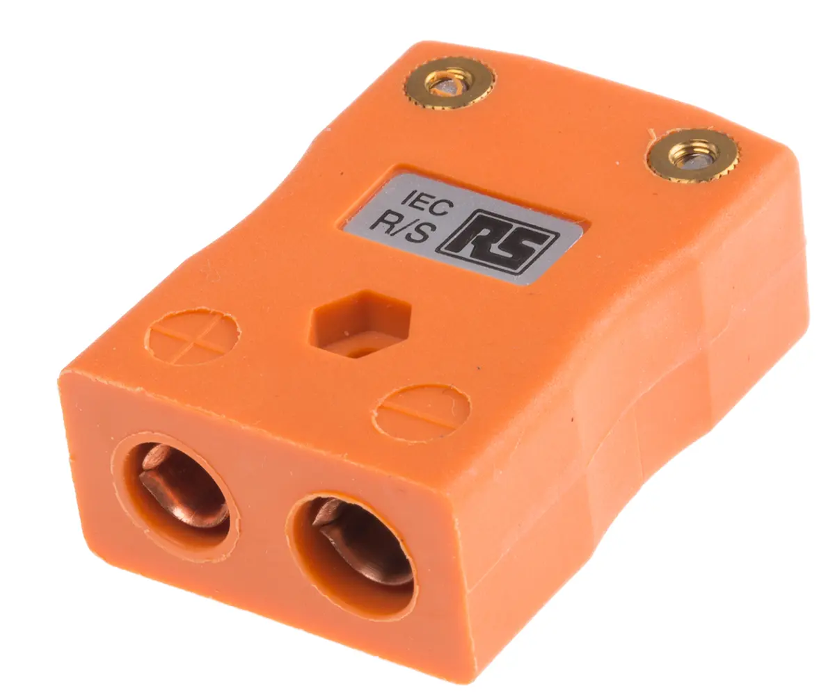 Produktfoto 1 von RS PRO Standardgröße Thermoelement-Steckverbinder Steckbuchse für Thermoelement Typ R/S