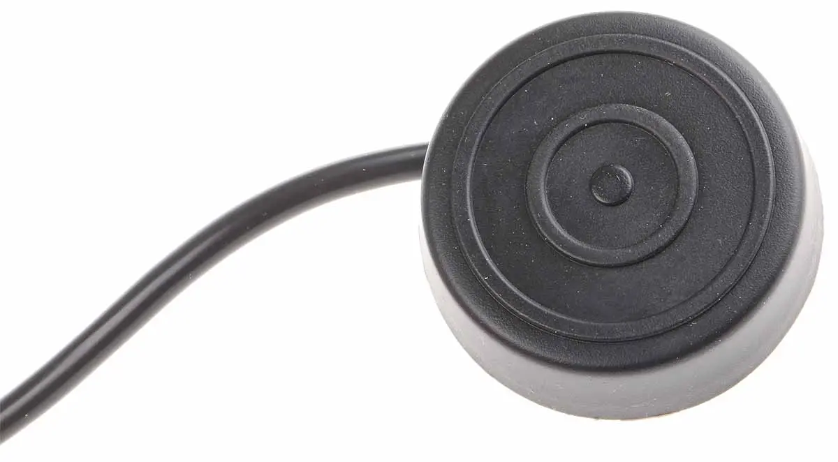 RS PRO Fußschalter Typ Tast-Fußschalter Tastend, 1-poliger Schließer, 50 mA PVC, IP 67