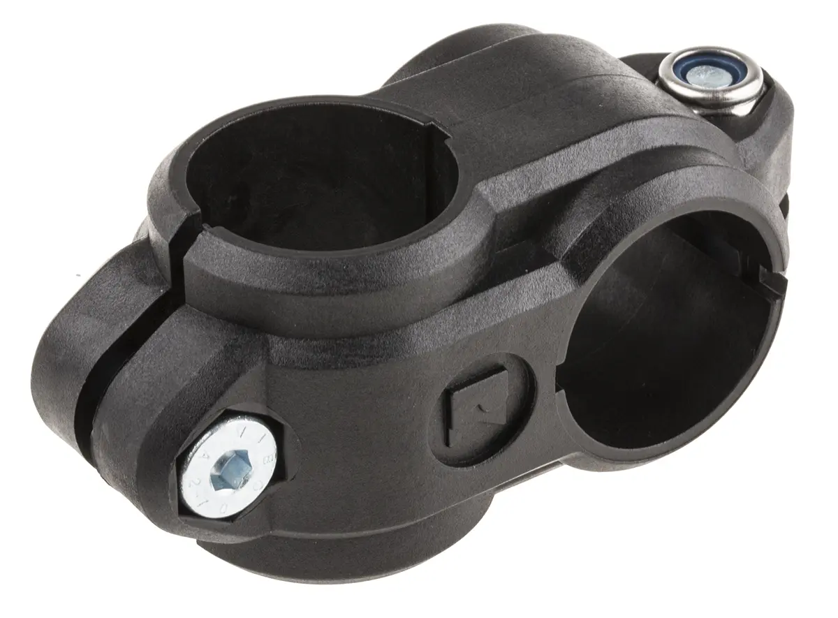 Produktfoto 1 von Rose+Krieger RK Light Tubular System Verbindungskomponente, Kreuz-Klemmverbinder, Vierkantrohr, Rundrohr, M8 30 mm