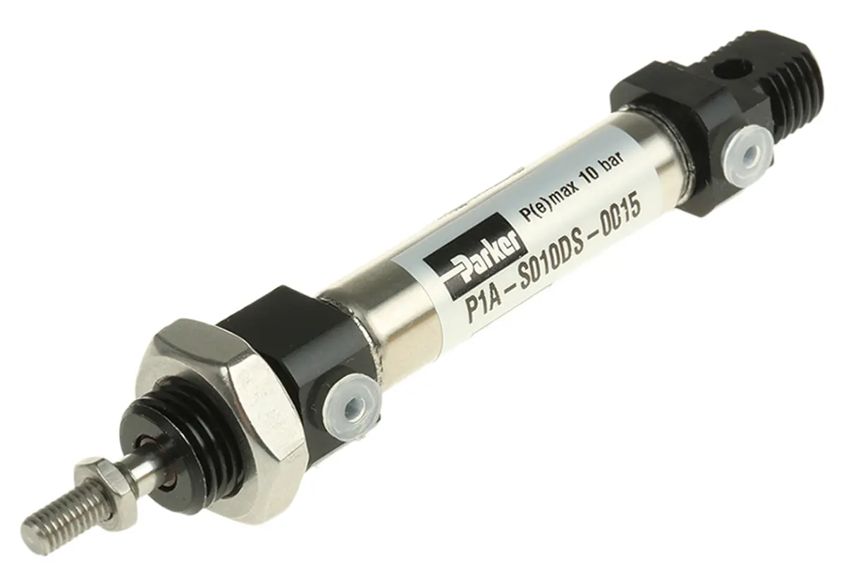 Parker 15 mm P1A Pneumatikzylinder Doppeltwirkend