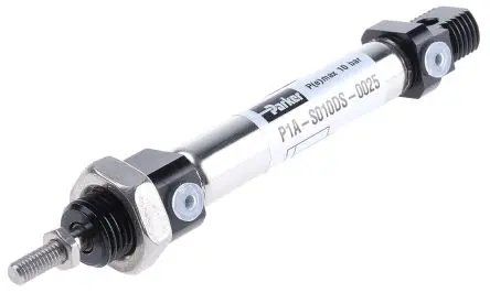 Produktfoto 1 von Parker 25 mm P1A Pneumatikzylinder Doppeltwirkend
