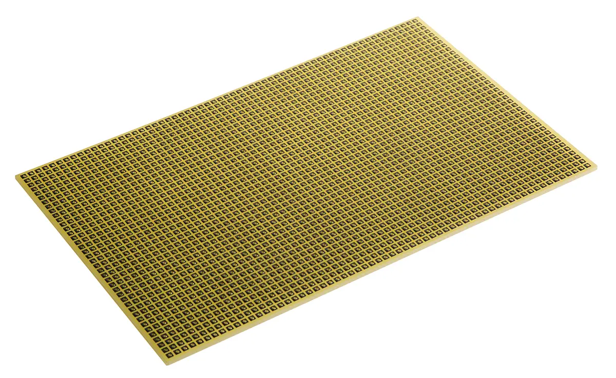 Produktfoto 1 von CIF Lochrasterplatine 1, PCB-Bohrung 1 mm 1.6 mm 160 mm Epoxid Glasfaser-Laminat FR4 100 mm