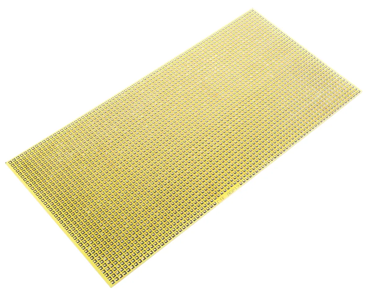Produktfoto 1 von CIF Lochrasterplatine 1, PCB-Bohrung 1 mm 1.6 mm 200 mm Epoxid Glasfaser-Laminat FR4 100 mm