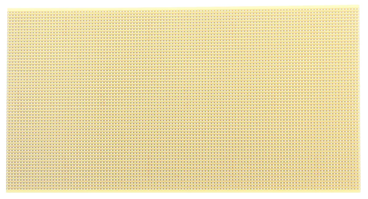 Produktfoto 1 von CIF Lochrasterplatine 1, PCB-Bohrung 1 mm 1.6 mm 300 mm Epoxidharz FR4 160 mm
